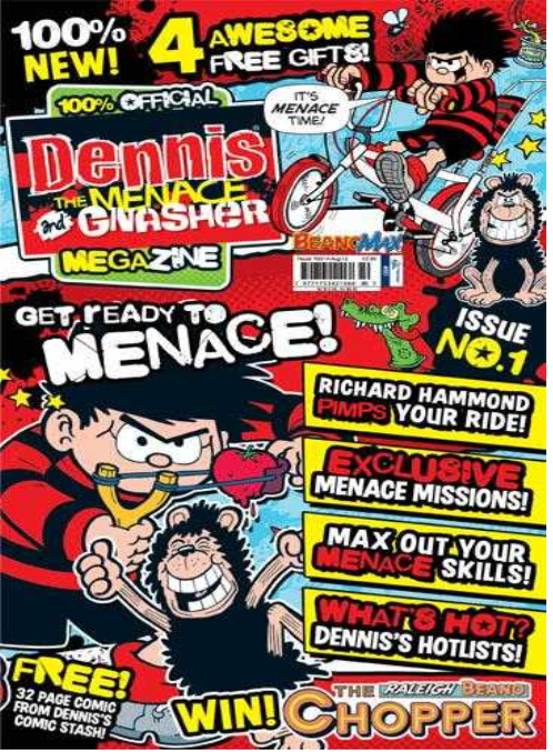 100% Official Dennis the Menace and Gnasher Megazine Number 80 First Issue