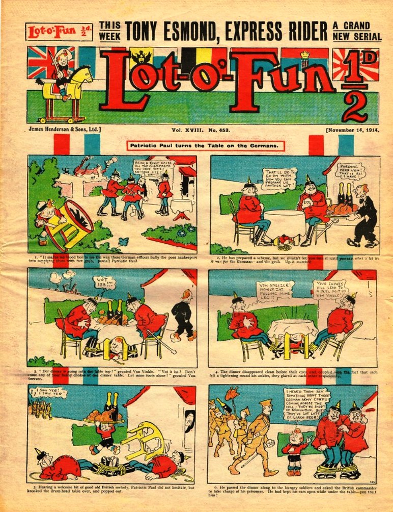 Lot O Fun Comic November 14th 1914