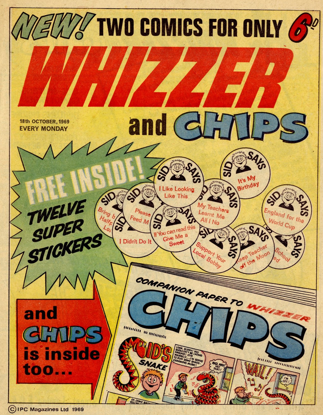 First Issue of Whizzer and Chips