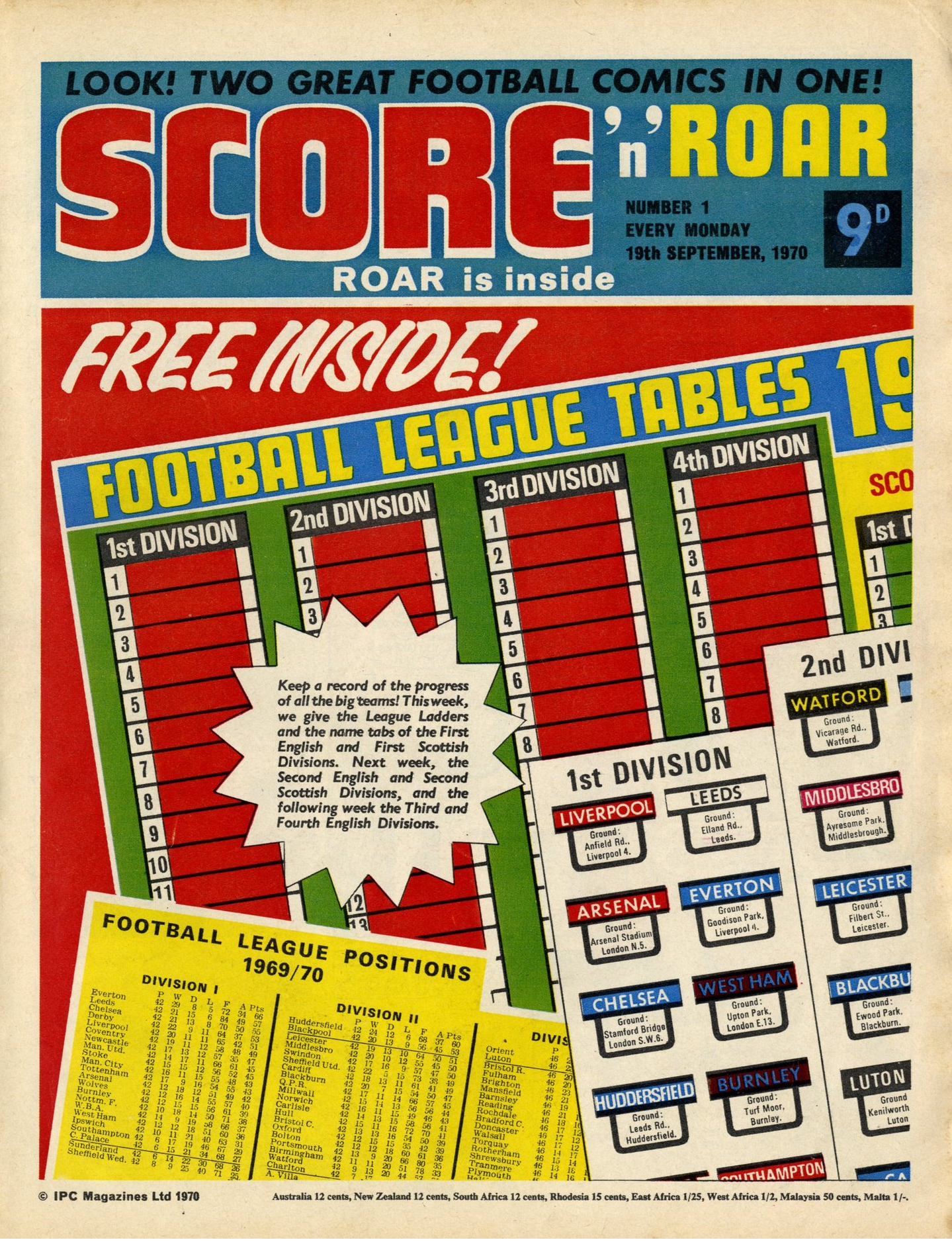 Score n Roar Comic First Issue