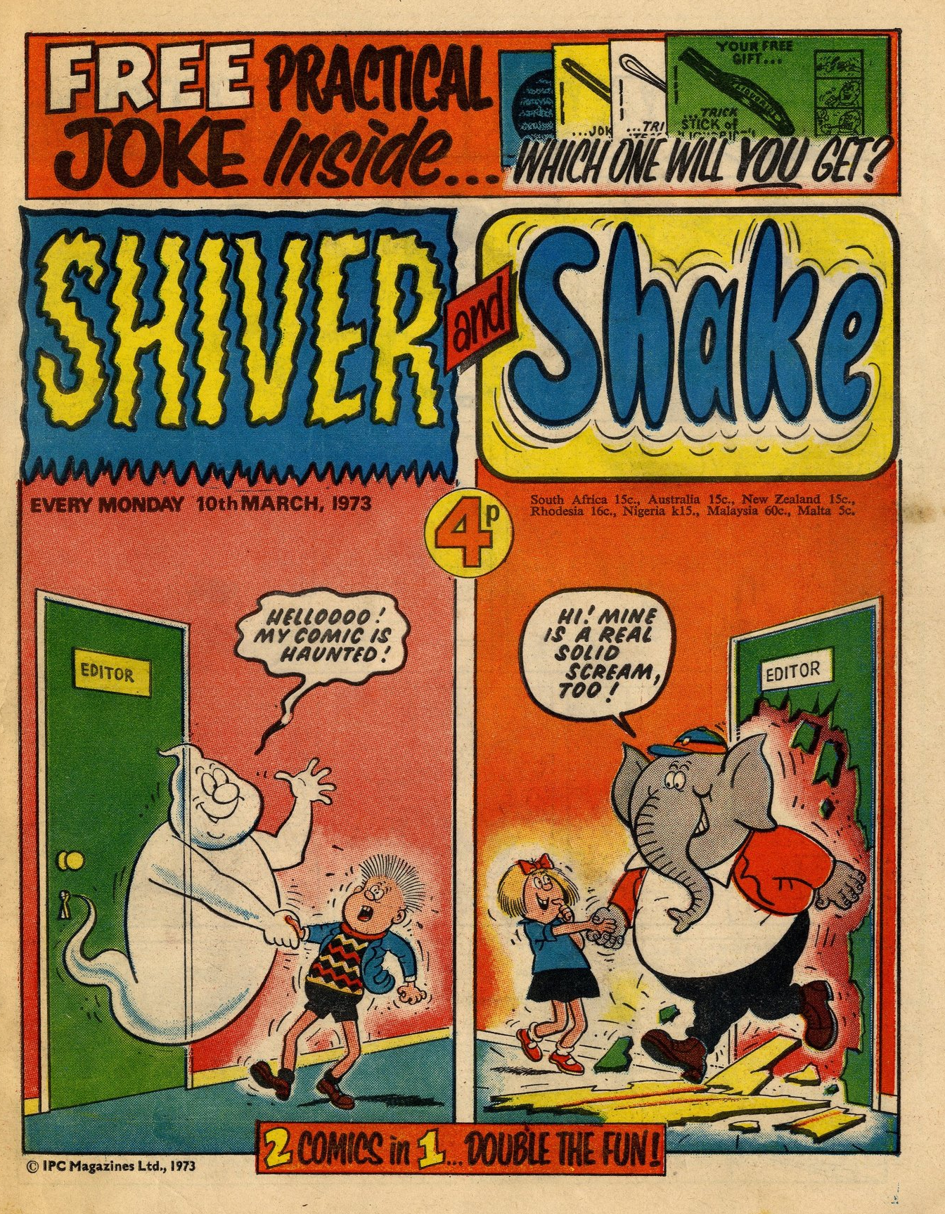 Shiver and Shake Comic First Issue