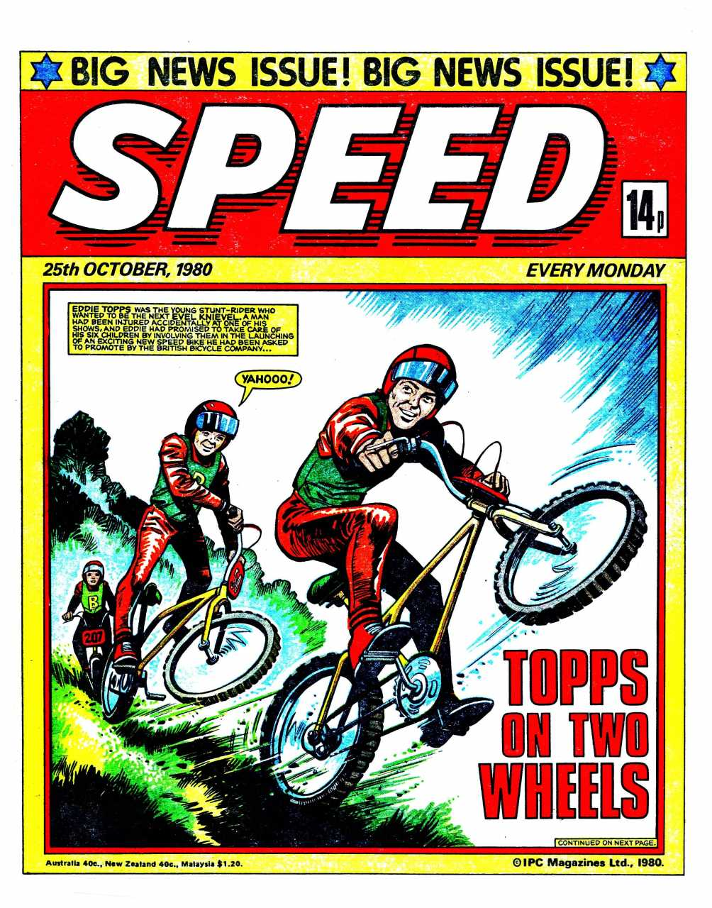 Speed Comic Last Issue 25th October 1980