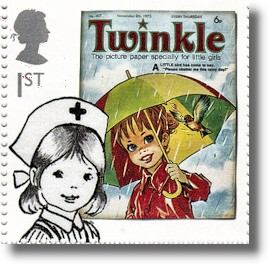 Twinkle Comic Stamp