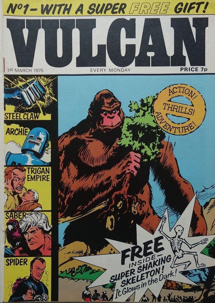 Vulcan Comic First Issue Scottish Edition